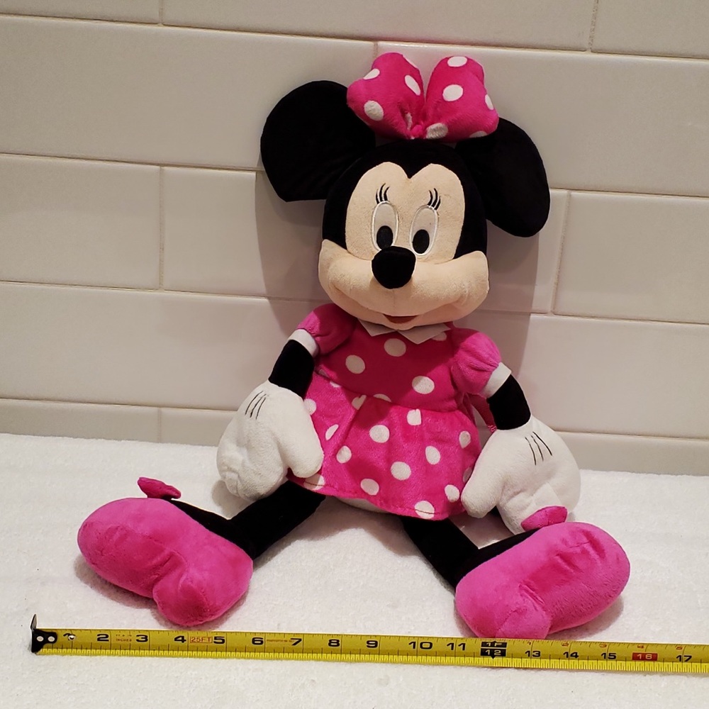 DISNEY Plush Minnie Mouse BACKPACK - Picture 4 of 6